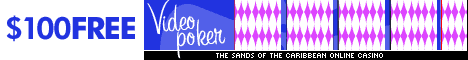 1, 3, 5, or 10 hand Video Poker at the Sands, even on the progressive video poker games